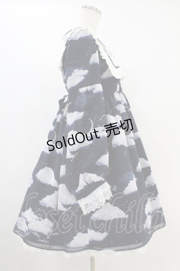 画像3: Angelic Pretty / Misty Sky Stellaワンピースセット Free ネイビー H-24-08-15-013-AP-OP-NS-ZH (3)