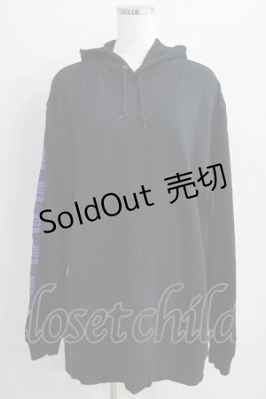 画像: NieR Clothing / プリントプルパーカー 2XL 黒 H-25-10-20-033-PU-TO-KB-ZH