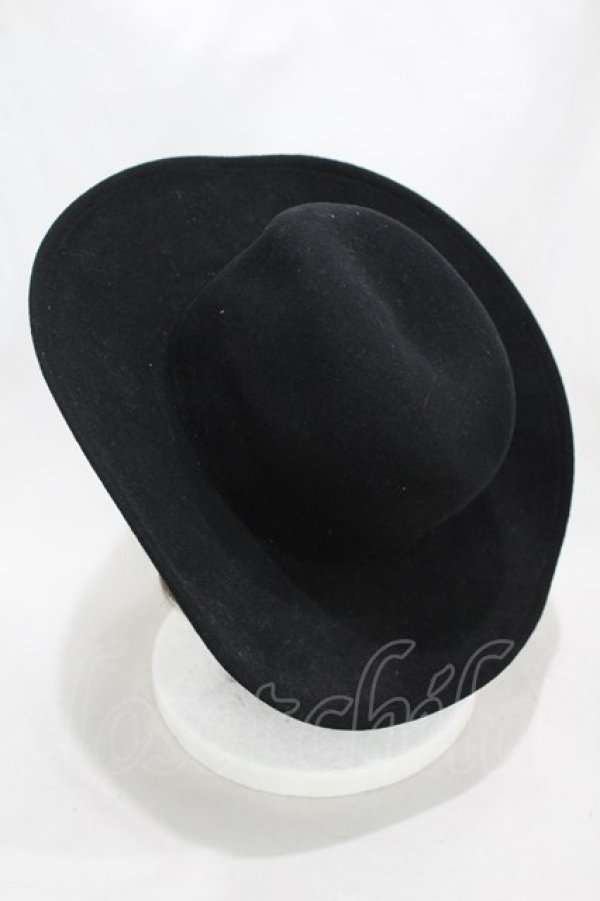 画像2: KILL STAR / Witch Brim Hat  黒 H-24-08-28-1003-SL-AC-KB-ZT087 (2)