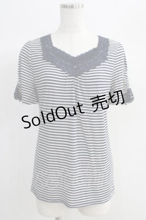 画像: axes femme / ボーダートップス M ネイビー H-24-09-02-1059-AX-TO-NS-ZH