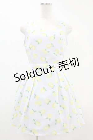 画像: Ank Rouge / レモン柄ワンピース M ラベンダー H-24-09-03-028-CA-OP-NS-ZH