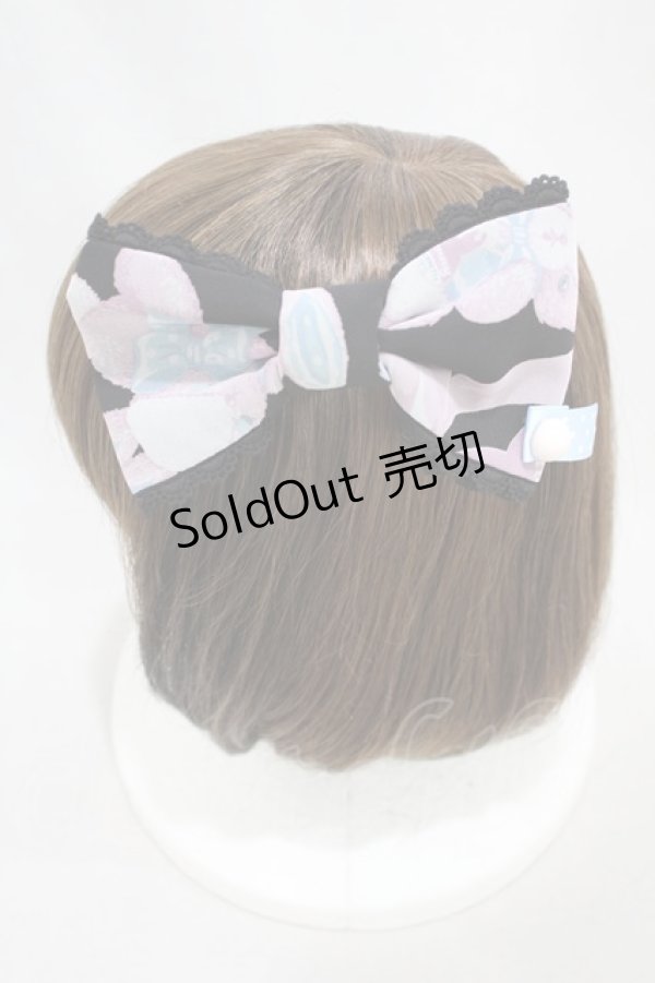 画像2: Angelic Pretty / Moco moco Bunnysバレッタ  ブラック H-24-09-05-004-AP-AC-NS-ZH (2)
