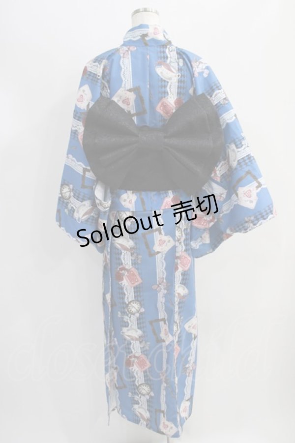画像3: axes femme POETIQUE / セパレート浴衣セット Free ブルー H-24-09-10-001-AX-OP-NS-ZH (3)