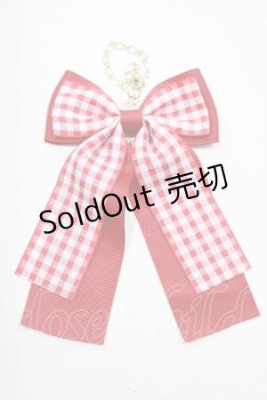画像: m petit by misako / AMチェックBGC  レッド H-24-09-19-021-LO-ZA-NS-ZH
