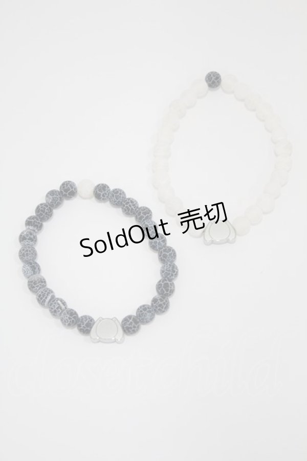 画像1: NieR Clothing / STONE BRACELET   H-25-06-15-1014-PU-AC-KB-ZH (1)
