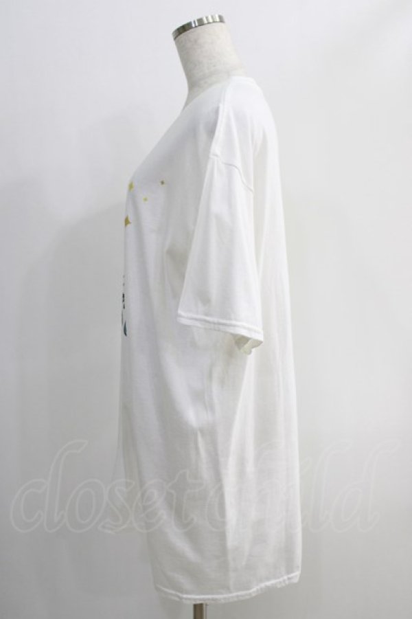 画像2: NieR Clothing / プリント半袖CUTSEW XL 白 H-25-05-11-1022-PU-TO-KB-ZH (2)