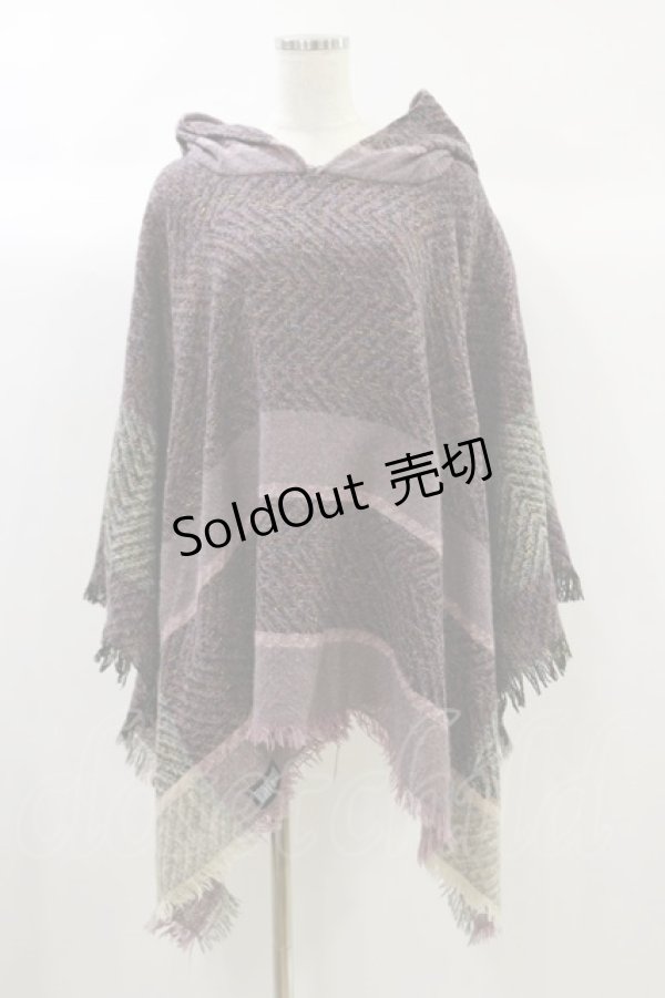 画像1: NieR Clothing / フードポンチョ  グレー H-24-09-29-021-PU-TO-KB-ZT100 (1)