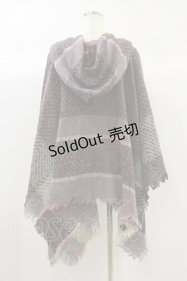 画像2: NieR Clothing / フードポンチョ  グレー H-24-09-29-021-PU-TO-KB-ZT100 (2)