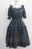 画像1: Melody BasKet / Little dot heartワンピース M ネイビー H-24-10-06-015-LO-OP-KB-ZH (1)