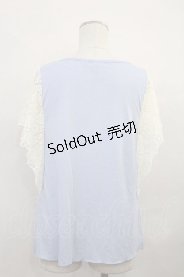 画像2: axes femme / 星座柄シフォンプルオーバー M サックス H-24-10-18-1035-AX-TO-NS-ZH (2)