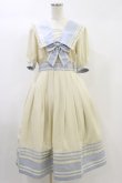 画像1: Melody BasKet / Sailor journey半袖ワンピース M アイボリー H-24-10-22-071-LO-OP-KB-ZT089 (1)