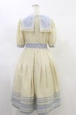 画像2: Melody BasKet / Sailor journey半袖ワンピース M アイボリー H-24-10-22-071-LO-OP-KB-ZT089 (2)