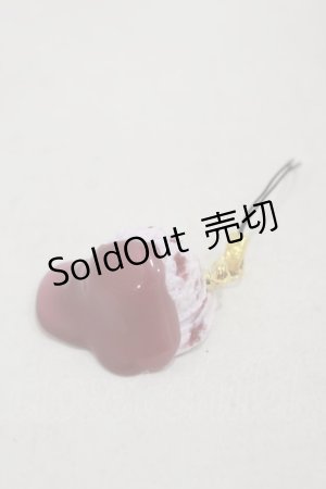 画像: Q-pot. / Sauced Blueberry Ice Cream ストラップ  ブルーベリー H-24-10-22-027-QP-ZA-KB-ZH