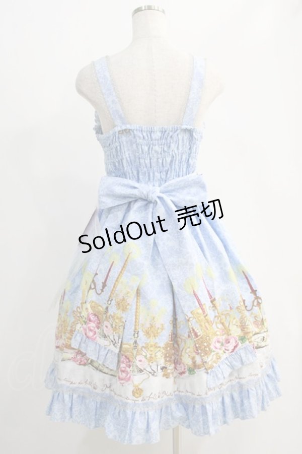 画像3: metamorphose / dim lightジャンパースカート+ヘッドドレスセット 1（通常サイズ） サックス H-24-10-26-1005-ME-OP-NS-ZH (3)