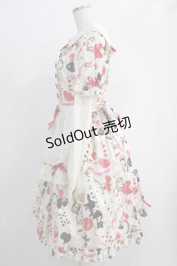 画像2: metamorphose / Wonder Card Aliceワンピース 1 生成り H-24-10-26-1009-ME-OP-NS-ZH (2)