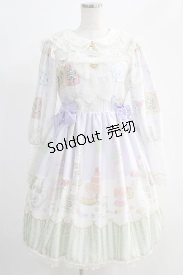 画像1: BABY,THE STARS SHINE BRIGHT / Salon de the Minette柄ワンピース Free ラベンダー H-24-10-29-067-BA-OP-NS-ZH (1)