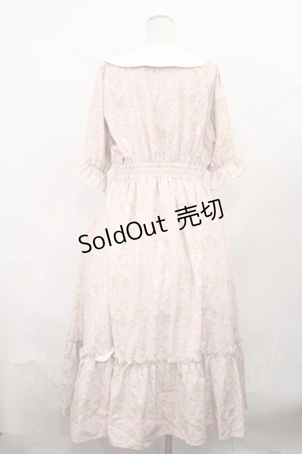 画像2: m petit by misako / NINA'sコラボ トワルドジュイワンピース L ピンク H-24-10-29-1023-LO-OP-NS-ZH (2)