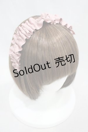 画像: m petit by misako / ギャザーリボンカチューシャ  ピンク H-24-10-31-045-0-AC-NS-ZH