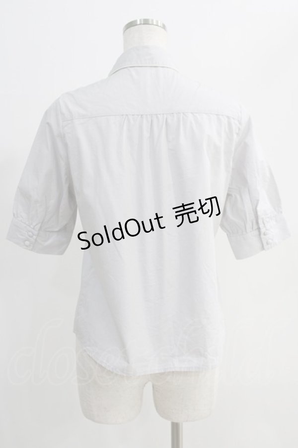 画像3: Fi.n.t / わすれな草刺繍ヨーク切替シャツ Free BLUE GRAY H-24-11-01-075-CA-BL-NS-ZH (3)