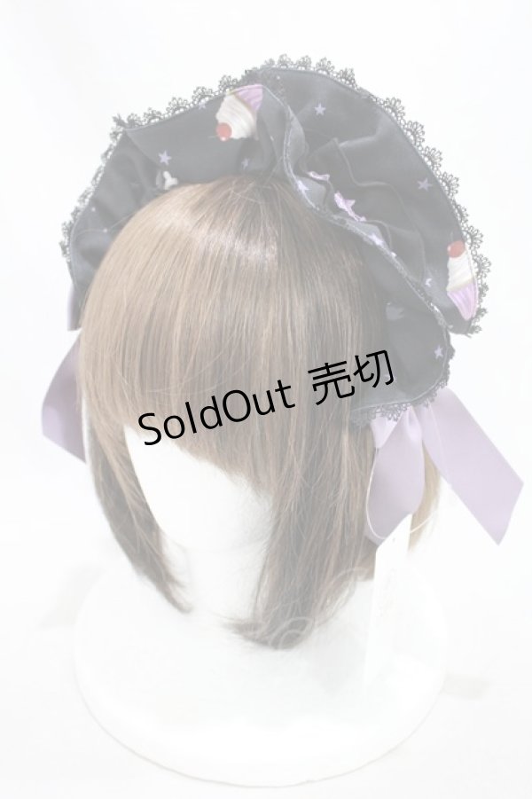 画像1: axes femme Kawai / ハロウィンナイトカチューシャ  ブラック H-24-11-03-1038-LO-AC-NS-ZH (1)