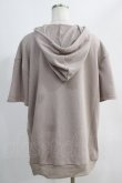 画像3: NieR Clothing / 半袖プルパーカー  ベージュ H-25-05-11-1004-PU-TO-KB-ZH (3)