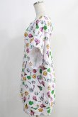 画像2: NieR Clothing / 総柄セットアップ  白 H-24-11-04-042-PU-OP-KB-ZT216 (2)