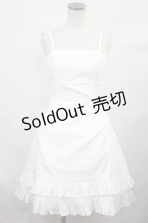 画像: Mary Magdalene / ドビークロス編み上げワンピース Free シロ H-24-11-04-1017-CL-OP-NS-ZH