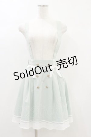 画像: Amavel / Crown Emblemサイドプリーツマリンスカパン Free ミント H-24-11-06-051-CA-PA-NS-ZH