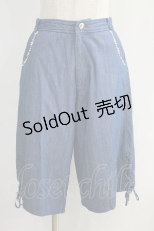 画像: LODISPOTTO / パールパンツ M ブルー H-24-11-08-072-LO-PA-NS-ZH