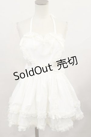 画像: metamorphose / ハートエプロン  白 H-24-11-10-1030-ME-OP-NS-ZH