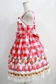 画像2: Angelic Pretty / トリプルタルトジャンパースカート Free アカ H-24-11-11-1005-AP-OP-NS-ZH (2)