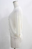 画像2: F&A / 押し花釦透かし編みニットカーディガン Free OFF WHITE H-24-11-11-1052-LO-TO-NS-ZH (2)