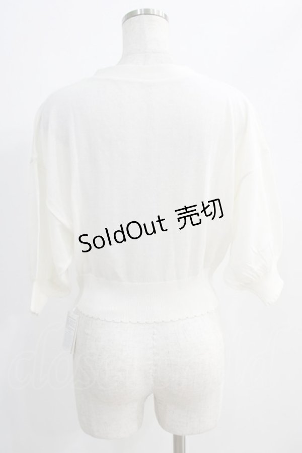 画像3: F&A / レーシーカット釦ドルマンニットカーディガン Free OFF WHITE H-24-11-11-1057-LO-TO-NS-ZH (3)