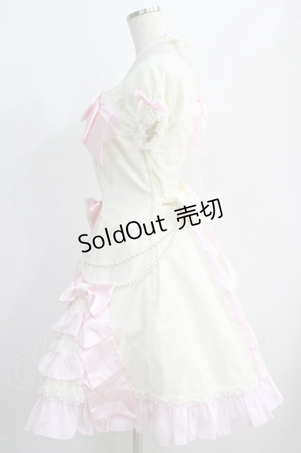 画像2: Angelic Pretty / リボンデコレーションワンピース Free オフ H-24-11-11-1002-AP-OP-NS-ZH (2)