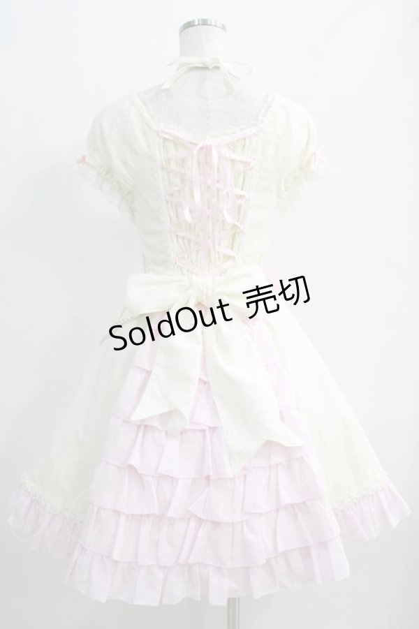 画像3: Angelic Pretty / リボンデコレーションワンピース Free オフ H-24-11-11-1002-AP-OP-NS-ZH (3)