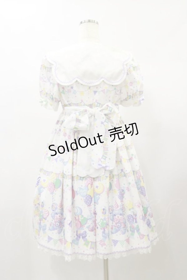 画像2: Angelic Pretty / Happy Garlandワンピース Free シロ H-24-11-13-045-AP-OP-NS-ZH (2)