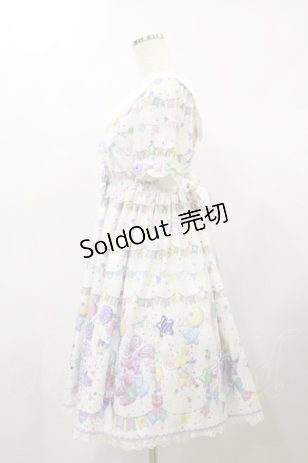 画像3: Angelic Pretty / Happy Garlandワンピース Free シロ H-24-11-13-045-AP-OP-NS-ZH (3)