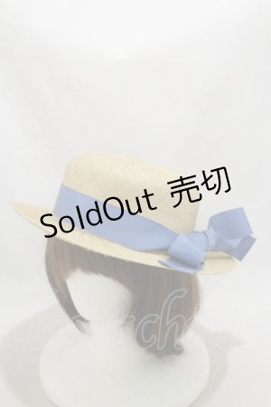 画像: Victorian maiden / ストローハット  オフホワイト H-24-11-14-009-CL-AC-NS-ZH
