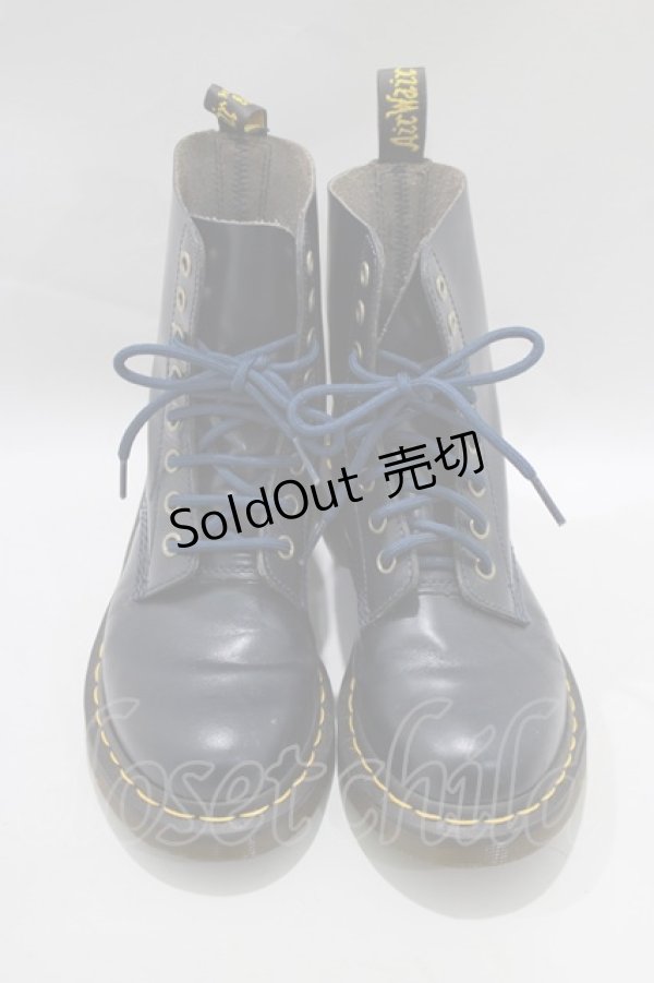 画像1: Dr.Martens （Getta Grip） / 8ホールブーツ UK4（約23cm） ネイビー H-24-11-15-069-PU-SH-KB-ZH (1)