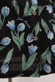 画像5: Jane Marple / Tulip garden embroideryカラードレス  ブラック H-24-11-16-1009-JM-OP-KB-ZT233 (5)