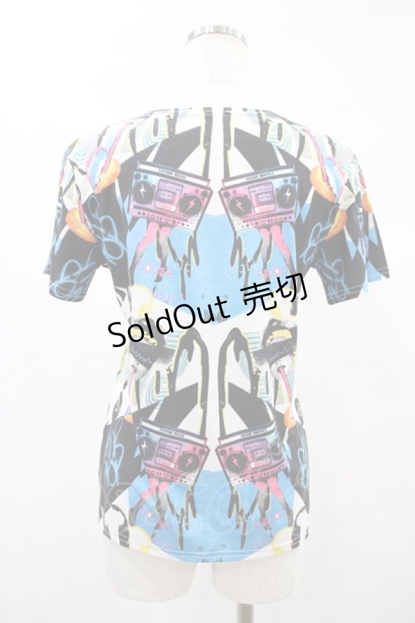 画像2: ACDC RAG / プリントTシャツ  黒 H-25-05-11-1023-PU-TO-KB-ZH (2)