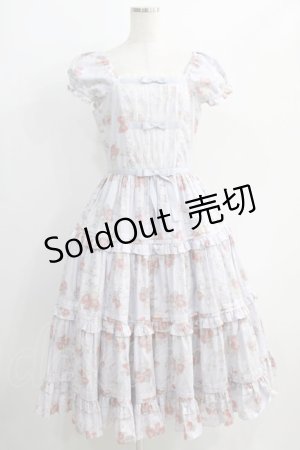 画像: Victorian maiden / イングリッシュベリーリボンティアードロングドレス Free サックス H-24-11-16-028-CL-OP-NS-ZH
