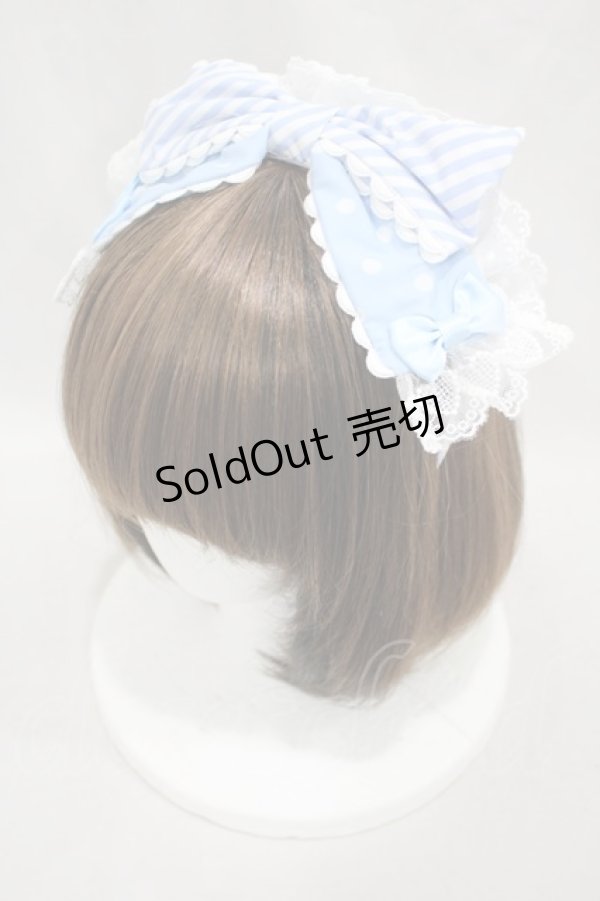 画像6: Angelic Pretty / Stripe Girly Cafe Set Free サックス H-24-11-17-1028-AP-OP-NS-ZH (6)