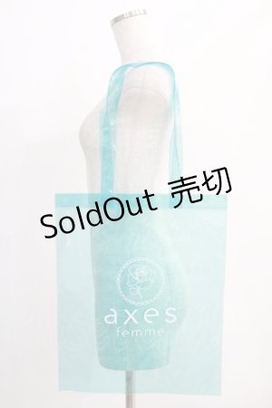 画像: axes femme / ロゴクリアトートバッグ  サックス H-24-11-18-001-AX-BG-NS-ZH