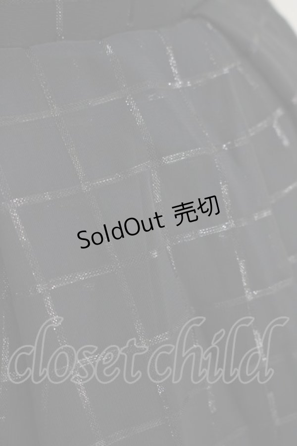 画像4: NO.S PROJECT / シアーチェックスカート M ブラック H-24-11-22-031-LO-SK-NS-ZH (4)