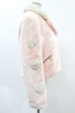 画像3: Candy Stripper / HEART FUR ライダース M ピンク H-24-11-22-1049-PU-JA-KB-ZT-C009 (3)