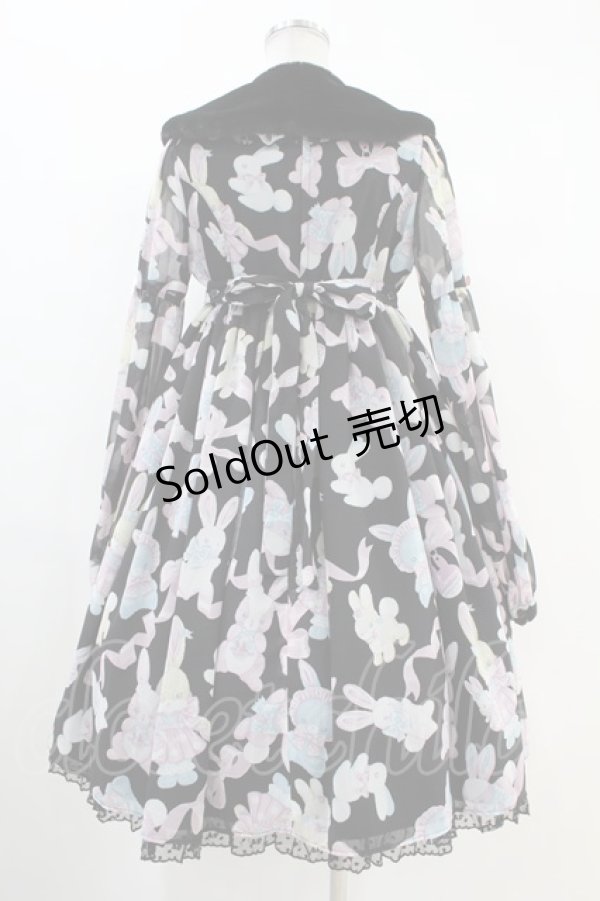 画像2: Angelic Pretty / Moco moco Bunnysワンピース Free ブラック H-24-11-22-006-AP-OP-NS-ZH (2)