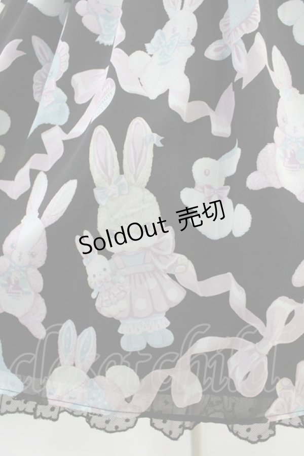画像5: Angelic Pretty / Moco moco Bunnysワンピース Free ブラック H-24-11-22-006-AP-OP-NS-ZH (5)