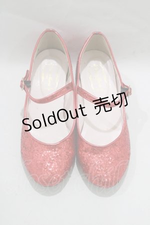 画像: RoseMarie seoir / グリッターシューズ M レッド H-24-11-24-008-LO-SH-NS-ZH