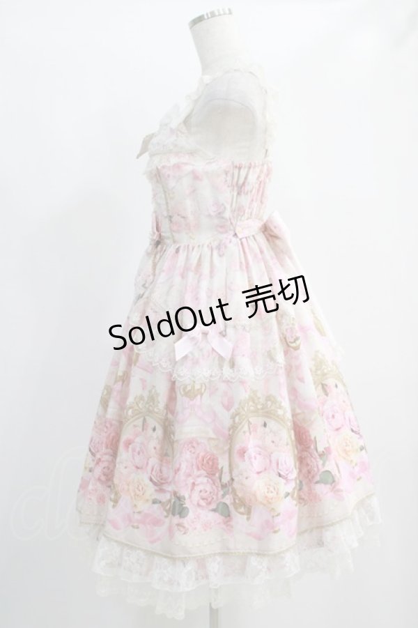 画像2: Angelic Pretty / Rose Museumジャンパースカート Free アイボリー H-24-11-24-012-AP-OP-NS-ZH (2)